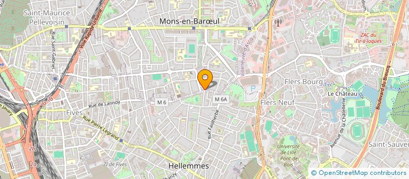 localisation de l'entreprise MONSIEUR YANNICK HESPEL  MONS-EN-BARUL