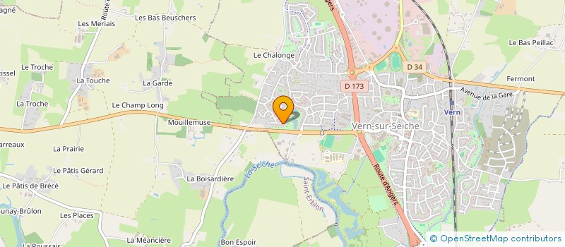 localisation de l'entreprise MONSIEUR YANNICK HILLIOU à VERN-SUR-SEICHE