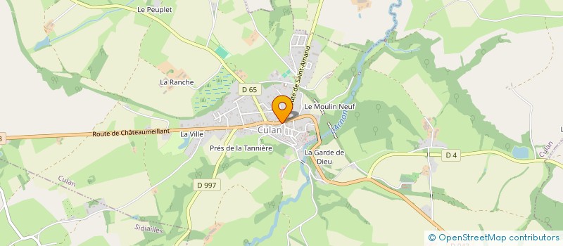 localisation de l'entreprise MONSIEUR YANNICK HOEFFELIN  CULAN