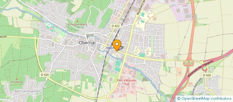 localisation de l'entreprise MONSIEUR YANNICK HOERMANN  OBERNAI