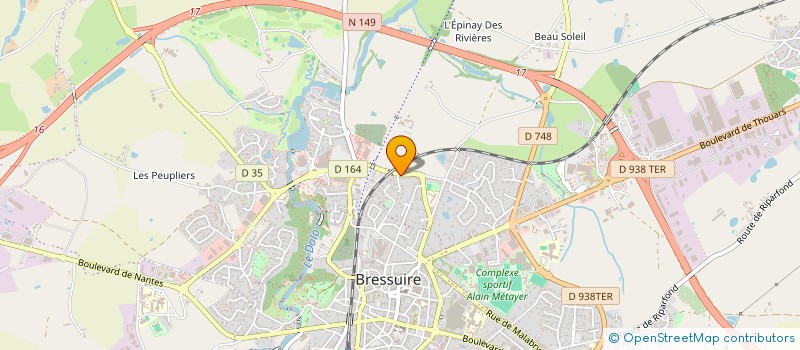 localisation de l'entreprise MONSIEUR YANNICK HUET  BRESSUIRE