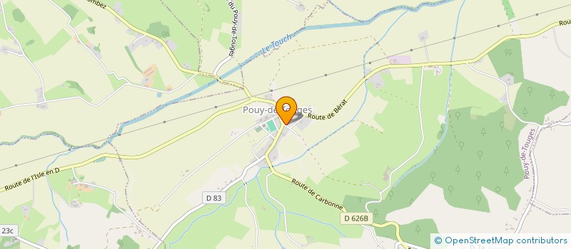 localisation de l'entreprise MONSIEUR YANNICK JACCARD  SAINT-ELIX-LE-CHATEAU