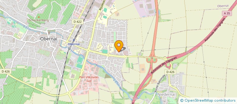 localisation de l'entreprise MONSIEUR YANNICK JACQUES  OBERNAI