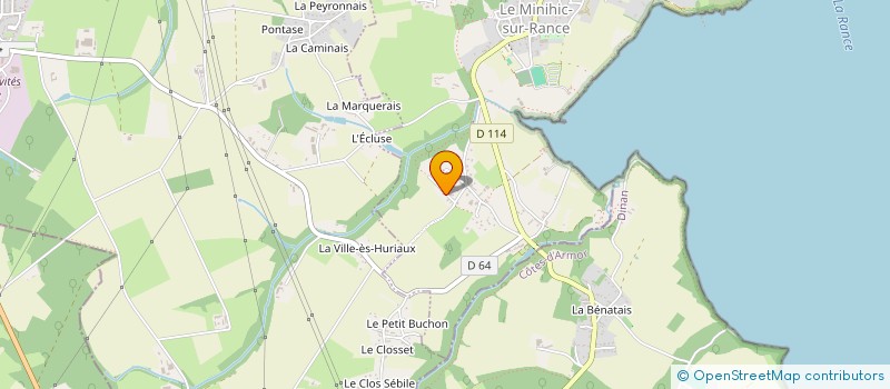 localisation de l'entreprise MONSIEUR YANNICK JAGLIN  LE MINIHIC-SUR-RANCE