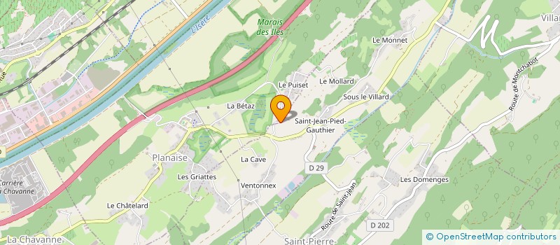 localisation de l'entreprise MONSIEUR YANNICK JAGUT  PLANAISE