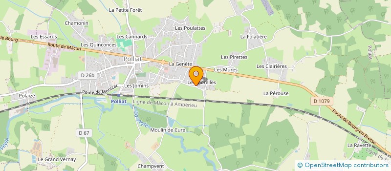 localisation de l'entreprise MONSIEUR YANNICK JANAUDY à POLLIAT