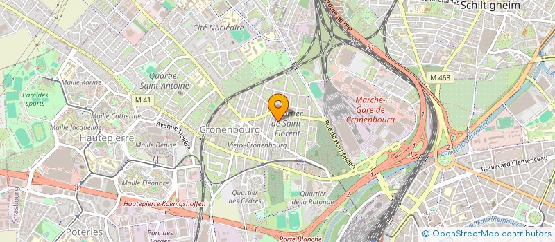 localisation de l'entreprise MONSIEUR YANNICK JANTZI à STRASBOURG