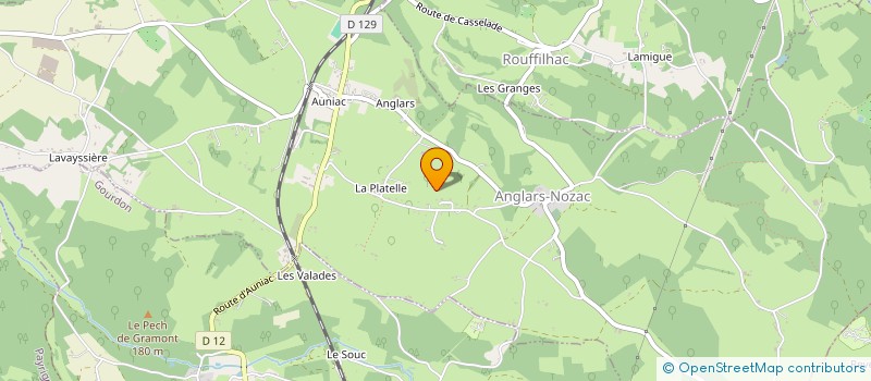 localisation de l'entreprise MONSIEUR YANNICK JARLAND  ANGLARS-NOZAC