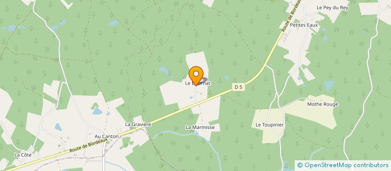 localisation de l'entreprise MONSIEUR YANNICK JAULIN  SAINT AULAYE-PUYMANGOU