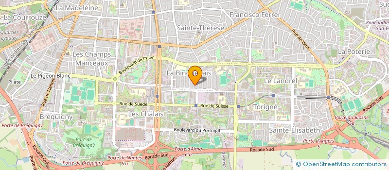localisation de l'entreprise MONSIEUR YANNICK JAULIN  RENNES