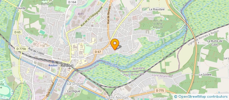 localisation de l'entreprise MONSIEUR YANNICK JOALLAND  REDON