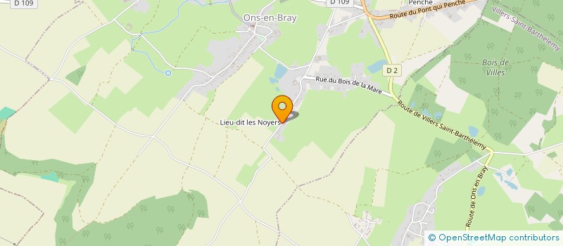 localisation de l'entreprise MONSIEUR YANNICK JOLIVET  ONS-EN-BRAY