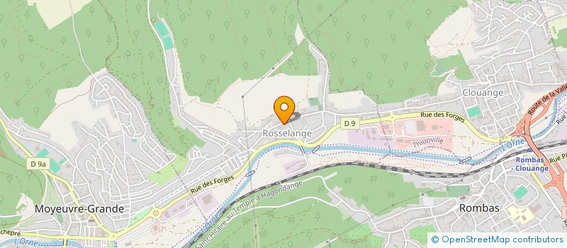 localisation de l'entreprise MONSIEUR YANNICK JOLY  ROSSELANGE