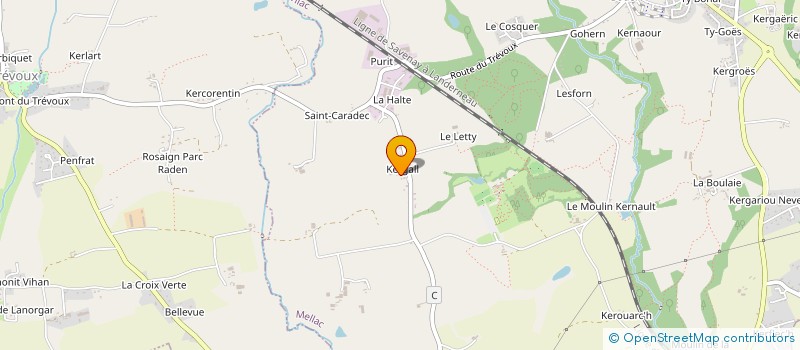 localisation de l'entreprise MONSIEUR YANNICK JONOT à MELLAC