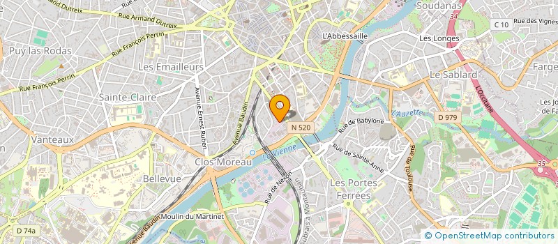 localisation de l'entreprise MONSIEUR YANNICK JOS  LIMOGES
