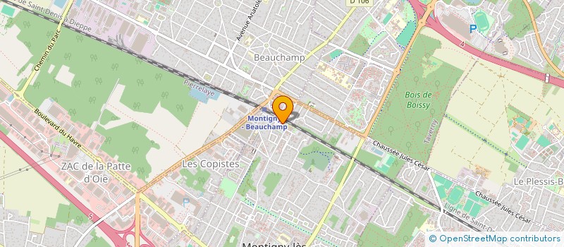 localisation de l'entreprise MONSIEUR YANNICK JOSPITRE  MONTIGNY-LES-CORMEILLES