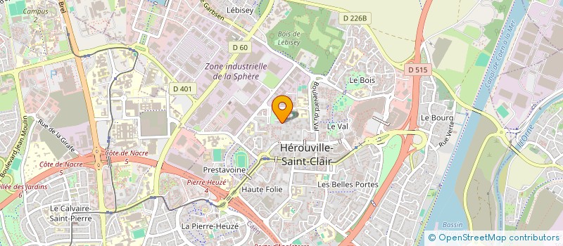 localisation de l'entreprise MONSIEUR YANNICK JULES à HEROUVILLE-SAINT-CLAIR