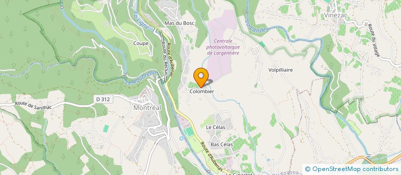 localisation de l'entreprise MONSIEUR YANNICK JULES ROCHY à LARGENTIERE