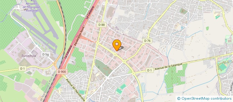 localisation de l'entreprise MONSIEUR YANNICK KAPALALA  PERPIGNAN