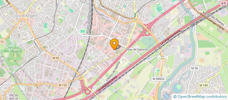 localisation de l'entreprise MONSIEUR YANNICK KENZO POUBILE à MONTPELLIER