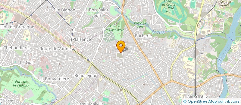 localisation de l'entreprise MONSIEUR YANNICK KERVEADOU à NANTES