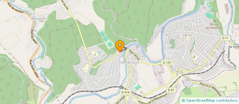 localisation de l'entreprise MONSIEUR YANNICK KILLIAN  HOMECOURT