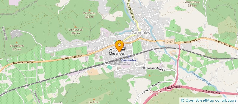 localisation de l'entreprise MONSIEUR YANNICK KIMMEL  CARNOULES