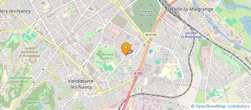 localisation de l'entreprise MONSIEUR YANNICK KOY  VANDUVRE-LES-NANCY