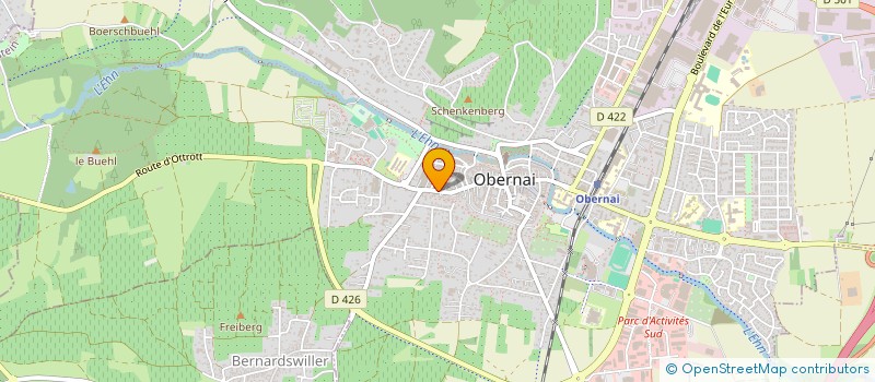 localisation de l'entreprise MONSIEUR YANNICK KRAEMER à OBERNAI