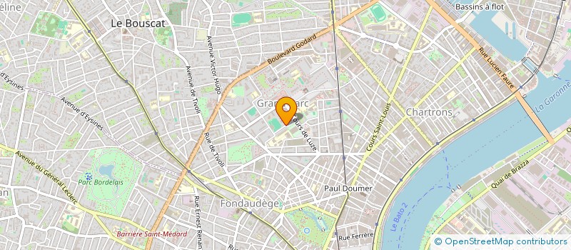 localisation de l'entreprise MONSIEUR YANNICK KWETCHOUA  BORDEAUX