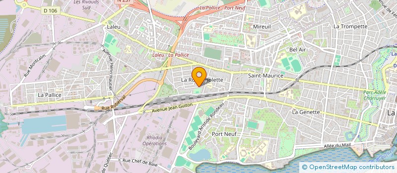 localisation de l'entreprise MONSIEUR YANNICK LABARRE  LA ROCHELLE