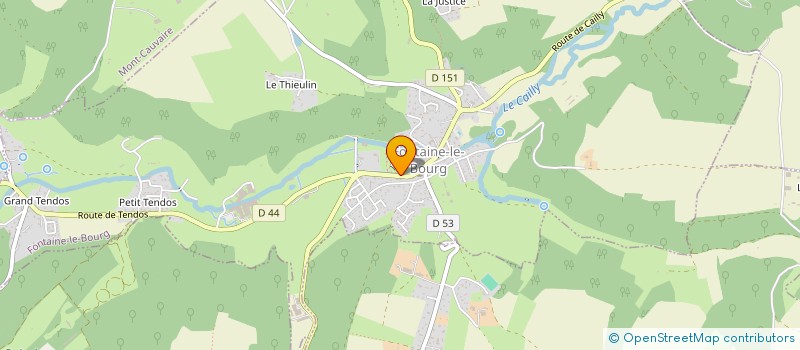 localisation de l'entreprise MONSIEUR YANNICK LABBE  FONTAINE-LE-BOURG