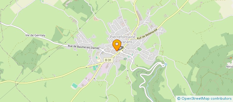 localisation de l'entreprise MONSIEUR YANNICK LABBEZ  PIERREFONTAINE-LES-VARANS