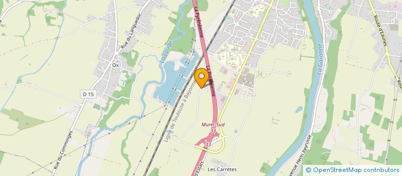 localisation de l'entreprise MONSIEUR YANNICK LACOMBE  MURET