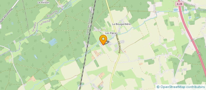 localisation de l'entreprise MONSIEUR YANNICK LACORRE  MAYET