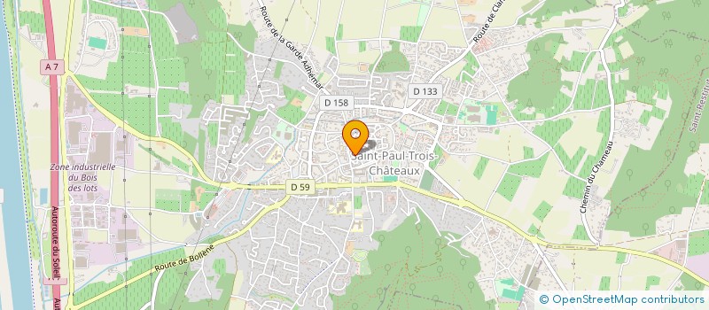 localisation de l'entreprise MONSIEUR YANNICK LAFOSSE  SAINT-PAUL-TROIS-CHATEAUX