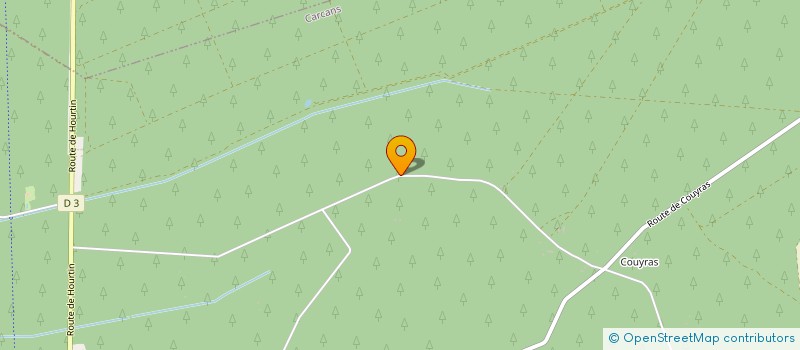 localisation de l'entreprise MONSIEUR YANNICK LAGUNE  CARCANS