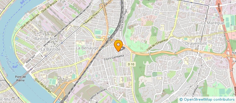 localisation de l'entreprise MONSIEUR YANNICK LAINEZ  CENON