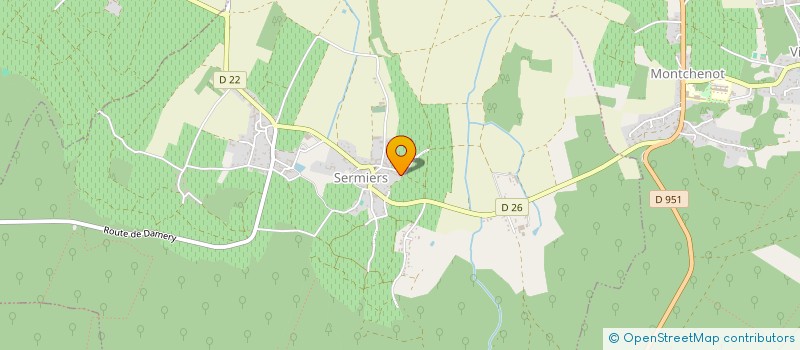 localisation de l'entreprise MONSIEUR YANNICK LAMALLE  SERMIERS