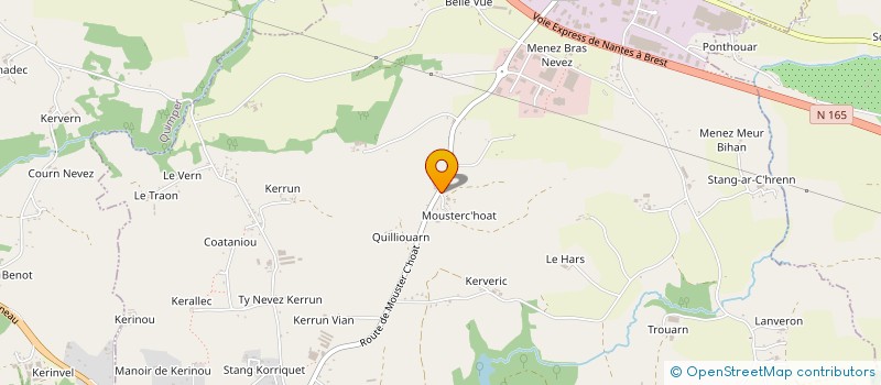 localisation de l'entreprise MONSIEUR YANNICK LAMBERT à SAINT-EVARZEC