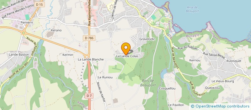 localisation de l'entreprise MONSIEUR YANNICK LAMIDON à PAIMPOL