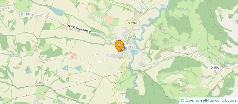 localisation de l'entreprise MONSIEUR YANNICK LAMOTTE  ESCOSSE