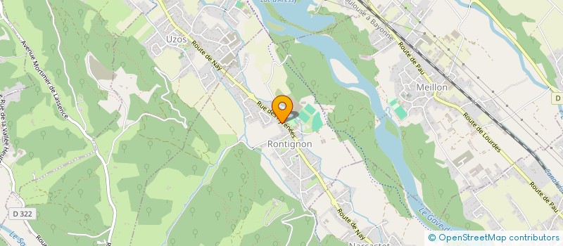 localisation de l'entreprise MONSIEUR YANNICK LAMUDE  RONTIGNON