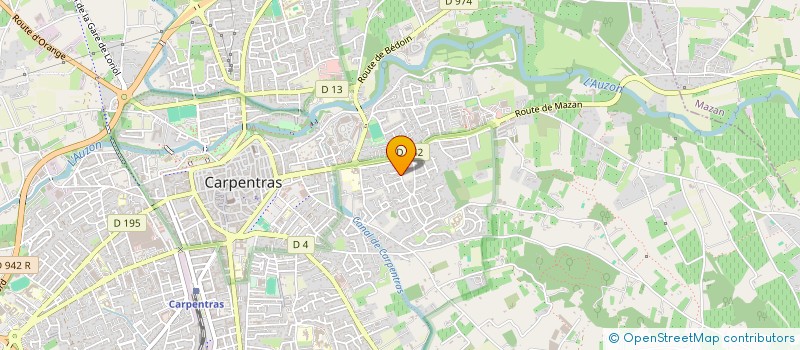localisation de l'entreprise MONSIEUR YANNICK LANDRIN à CARPENTRAS
