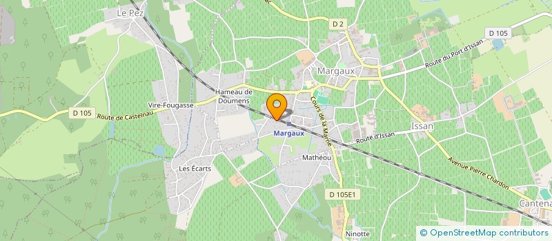 localisation de l'entreprise MONSIEUR YANNICK LANET  MARGAUX-CANTENAC