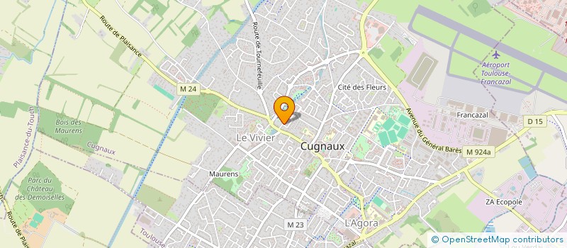 localisation de l'entreprise MONSIEUR YANNICK LAPARADE à CUGNAUX