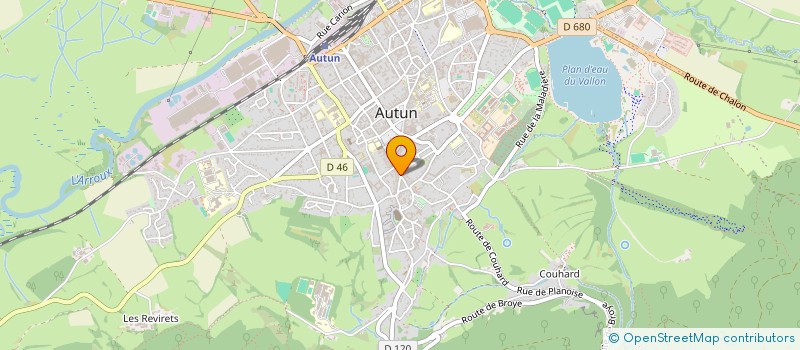 localisation de l'entreprise MONSIEUR YANNICK LARDET  AUTUN