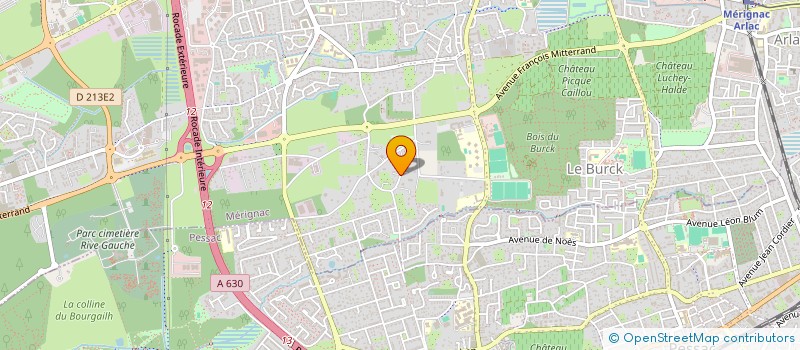 localisation de l'entreprise MONSIEUR YANNICK LARME  MERIGNAC