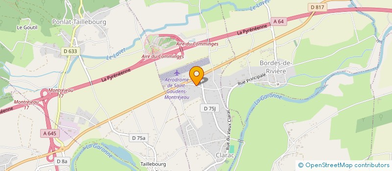 localisation de l'entreprise MONSIEUR YANNICK LARRIEU  CLARAC