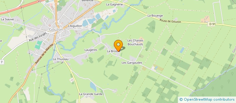 localisation de l'entreprise MONSIEUR YANNICK LAURENT à GOUZON